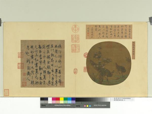 歷朝畫幅集冊　冊　宋林椿花木珍禽