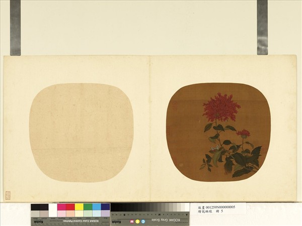 繪苑琳球　冊　無款花蝶圖