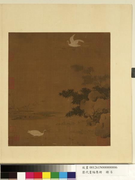歷代畫幅集冊　冊　無款乳鴨