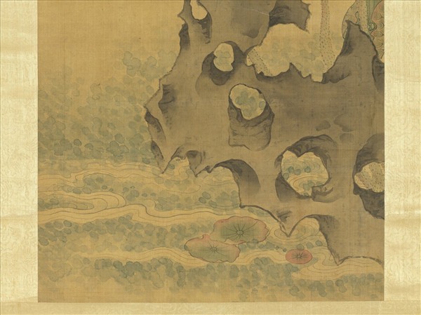 明陳洪綬畫荷花　軸