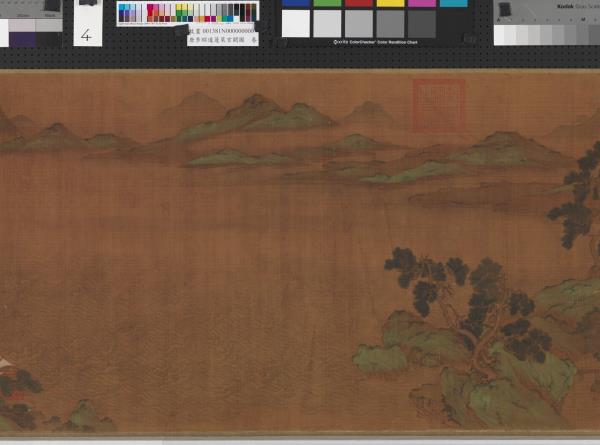 唐李昭道蓬萊宮闕圖　卷