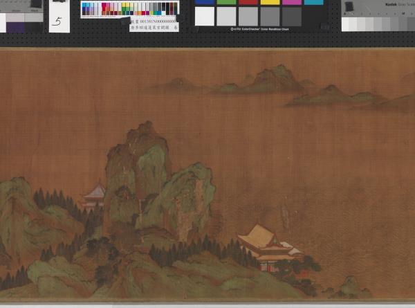 唐李昭道蓬萊宮闕圖　卷