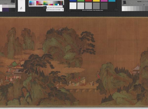 唐李昭道蓬萊宮闕圖　卷