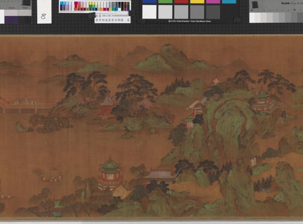 唐李昭道蓬萊宮闕圖　卷