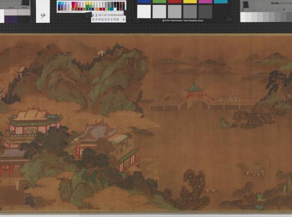 唐李昭道蓬萊宮闕圖　卷