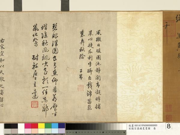 宋徽宗真蹟耄耋圖　卷