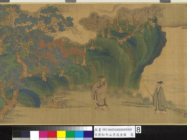 宋劉松年山亭高會圖　卷