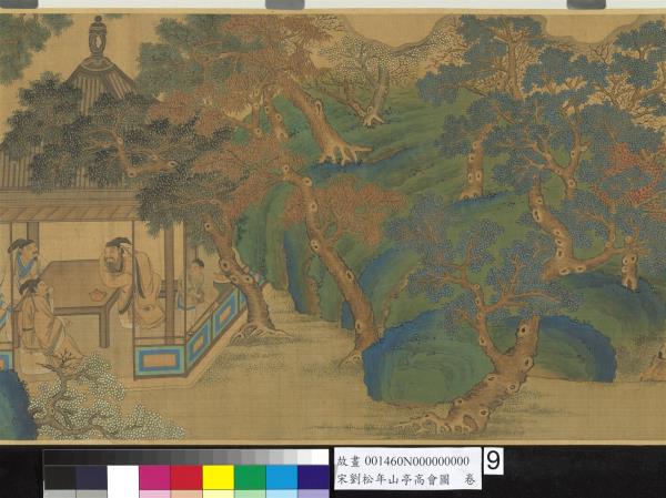 宋劉松年山亭高會圖　卷