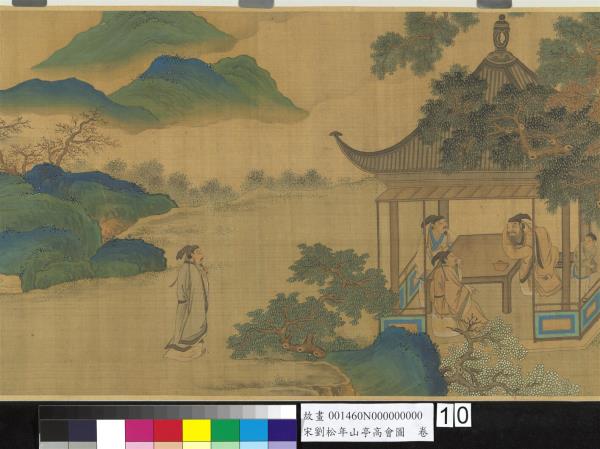 宋劉松年山亭高會圖　卷