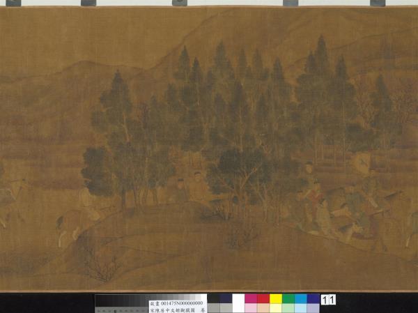 宋陳居中文姬觀獵圖　卷