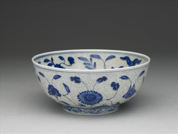 青花花卉紋碗