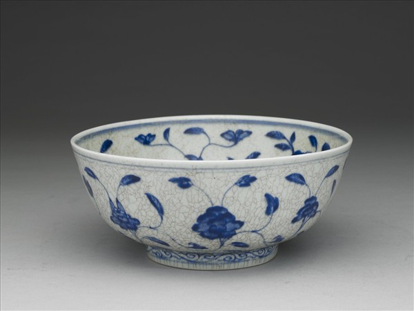 青花花卉紋碗