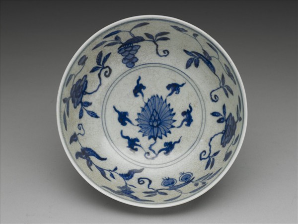 青花花卉紋碗