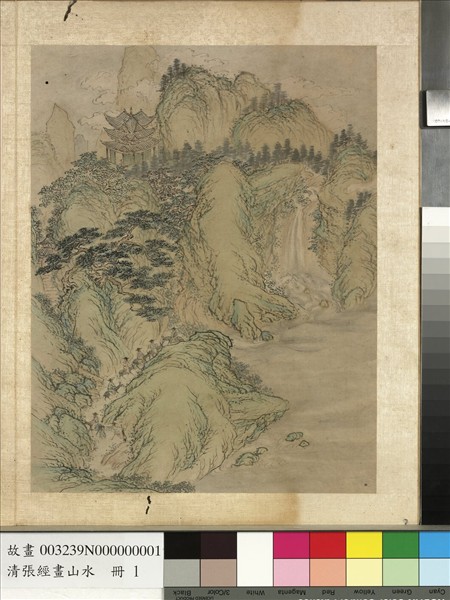 明張經畫山水　冊　策驢尋勝