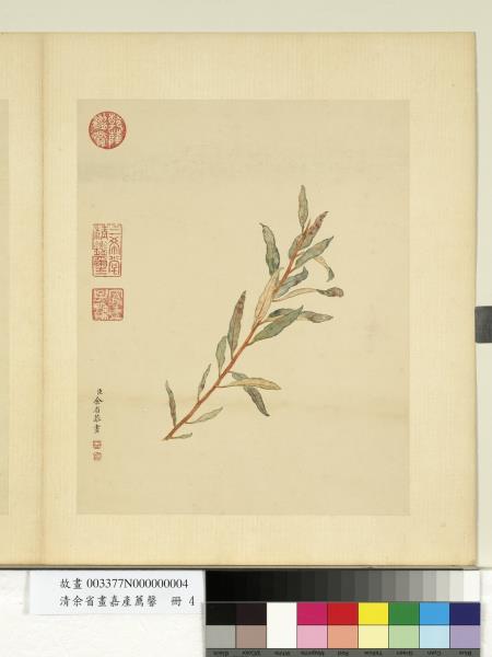 清余省畫嘉產薦馨　冊　芸香