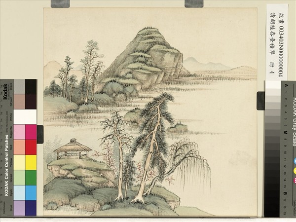 清胡桂春臺積翠　冊　疏林亭子