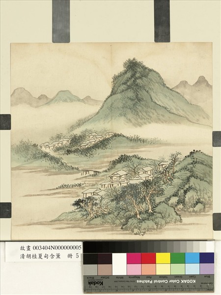 清胡桂夏甸含薰　冊　夏山溪橋