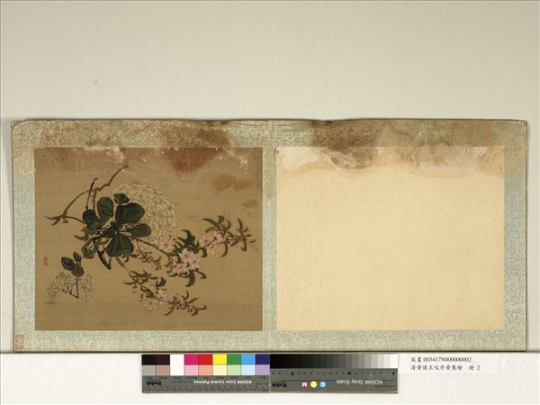 清黃慎王旼序榮集繪　冊　桃花