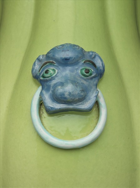 綠地魚龍圖花式瓶