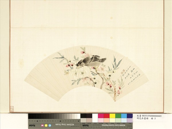 花卉畫冊　冊　清顧蕙桃花翎毛