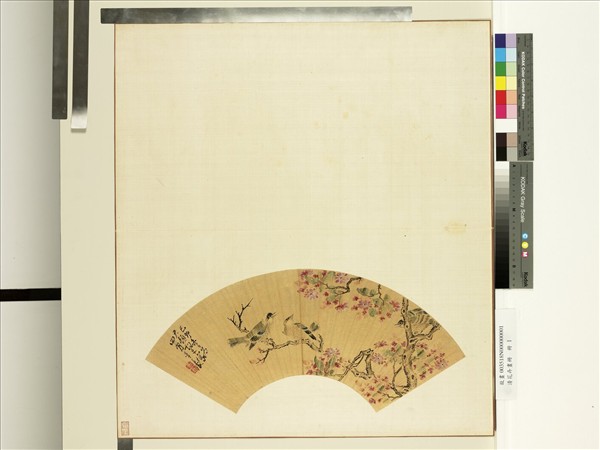 花卉畫冊　冊　明李辰海棠