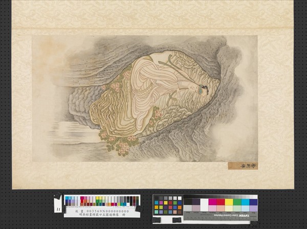 明吳彬畫楞嚴廿五圓通佛像　冊　舍利佛