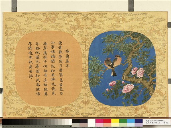 萬壽無疆二冊 (下)　冊　椿壽萬年