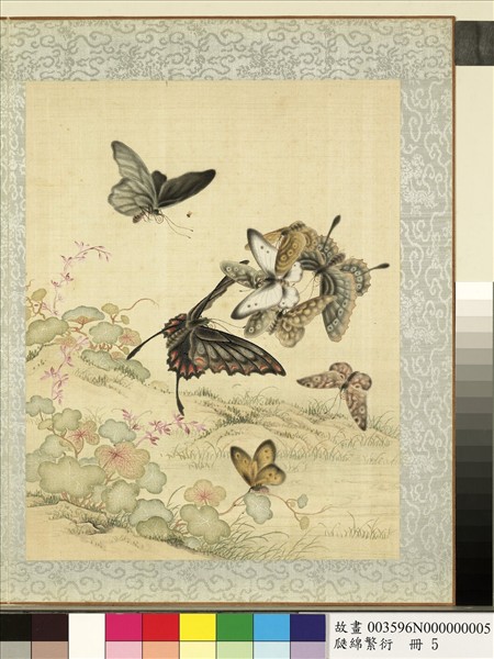 瓞綿繁衍　冊　畫元貢師泰詠新蝶
