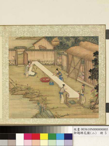 御題棉花圖（二）　冊　布漿