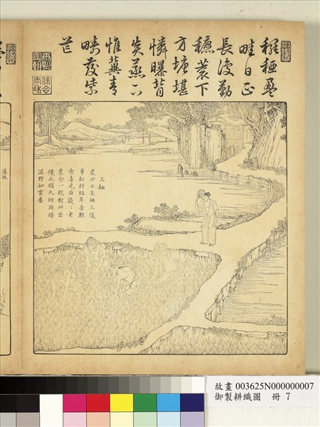 御製耕織圖　冊　灌溉