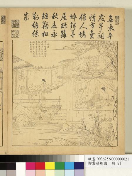 御製耕織圖　冊　絡絲