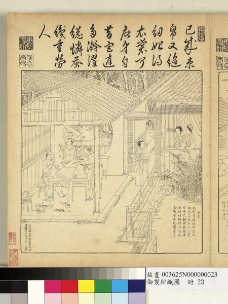 御製耕織圖　冊　成衣