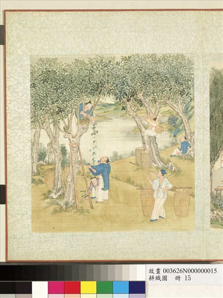 耕織圖　冊　分箔