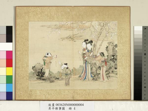 昇平樂事圖　冊　放鞭炮