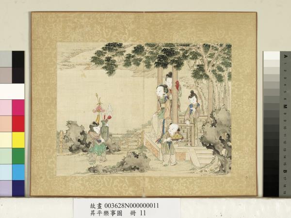 昇平樂事圖　冊　吉慶平安