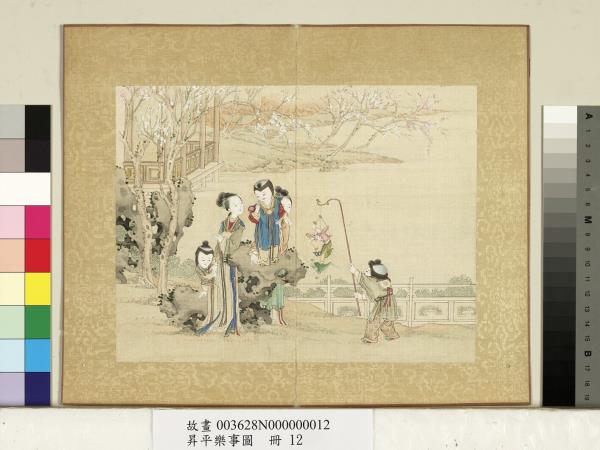 昇平樂事圖　冊　獨占鰲頭