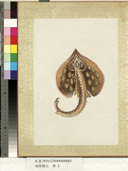 海怪圖記　冊　怪魚九