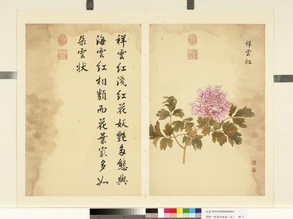 清鄒一桂墨妙珠林（未）　冊　祥雲紅