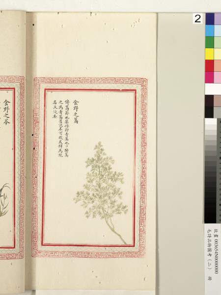 毛詩品物圖考（二）　冊　其檿其柘