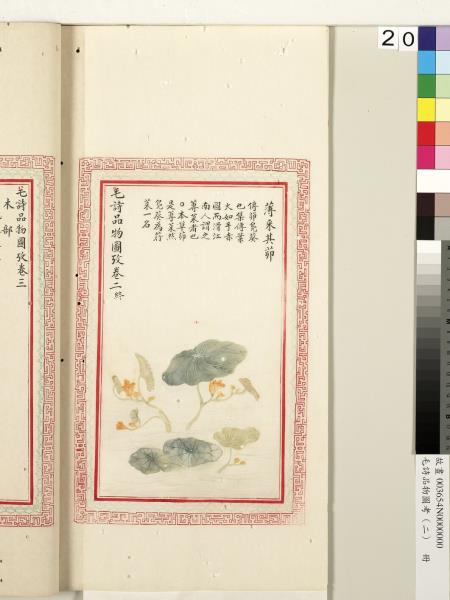 毛詩品物圖考（二）　冊　其檿其柘