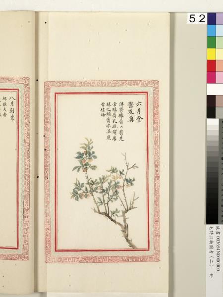 毛詩品物圖考（二）　冊　其檿其柘