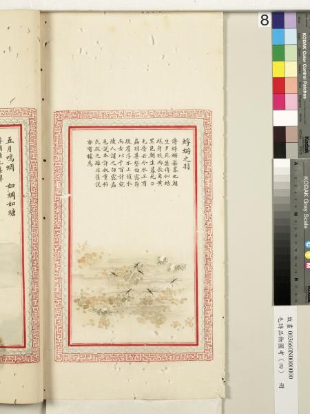 毛詩品物圖考（四）　冊　蠨蛸在戶