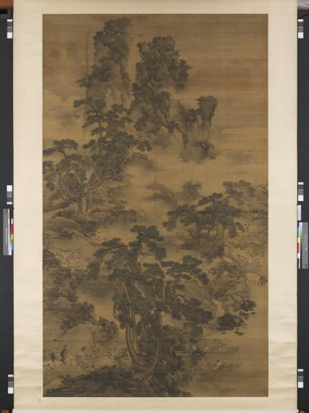 明戴進春酣圖　軸