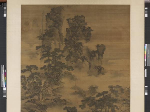 明戴進春酣圖　軸