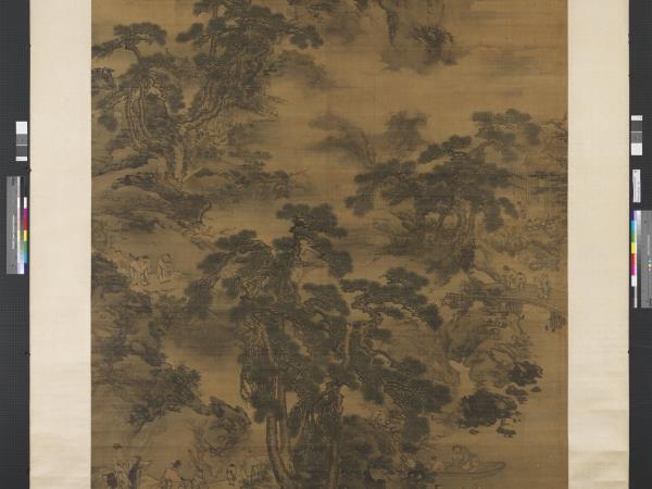 明戴進春酣圖　軸