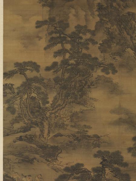 明戴進春酣圖　軸