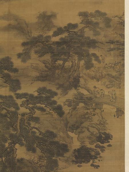 明戴進春酣圖　軸