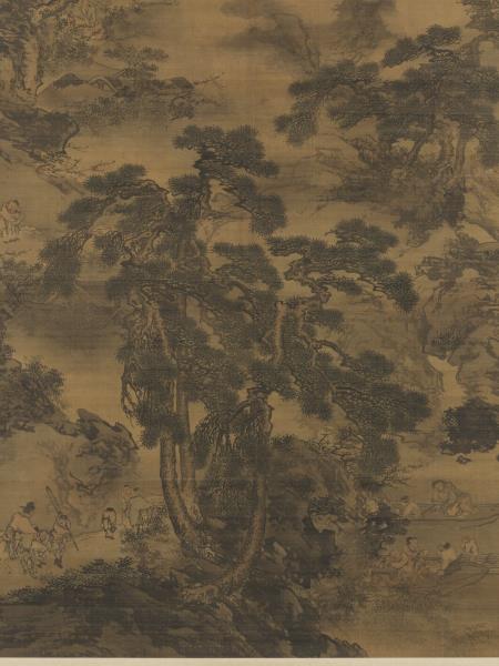 明戴進春酣圖　軸