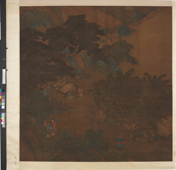 元人成功捷報圖　軸