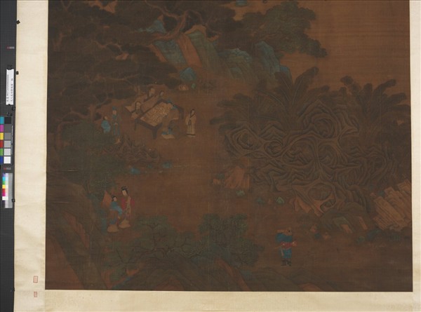 元人成功捷報圖　軸